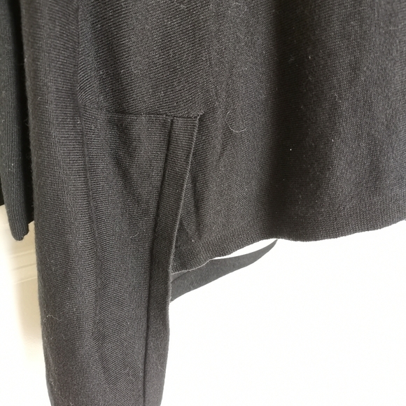NWT Robert Kitchen black sweater top sz XL - Picture 3 of 5